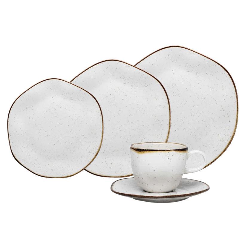 54 Peças Aparelho de Jantar em Porcelana Conjunto de Luxo Oxford® - OFERTA ESPECIAL DE INDEPENDENCIA